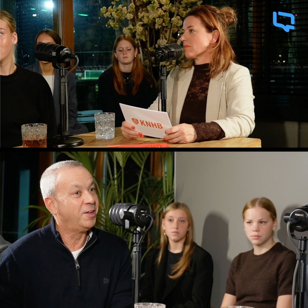 Beelden uit de productie voor KNHB.